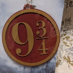 Harry Potter Luggage Tag Round Warner Bros BioWorld NEW Travel Suitcase Backpack